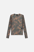 BUTTERFLY MESH T-SHIRT WOMEN