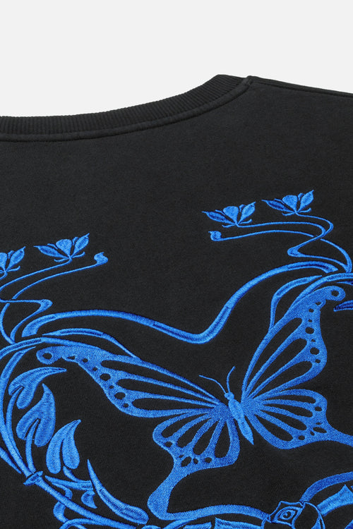 BUTTERFLY CONTRAST SWEATSHIRT