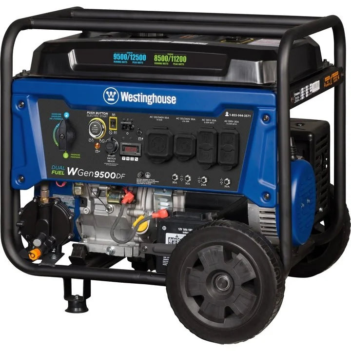 Westinghouse WGen9500DF Dual Fuel Portable Generator