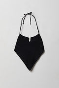 V-Hem Halter Swim Top