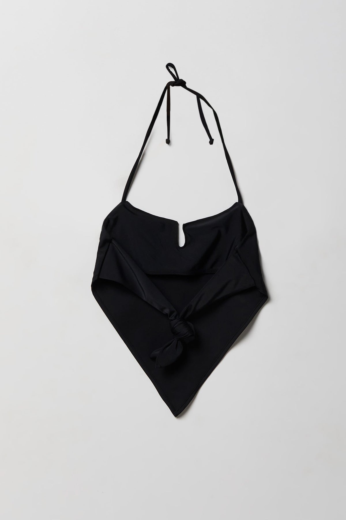 V-Hem Halter Swim Top