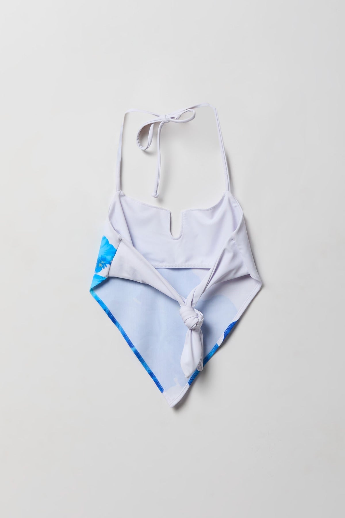 V-Hem Halter Swim Top
