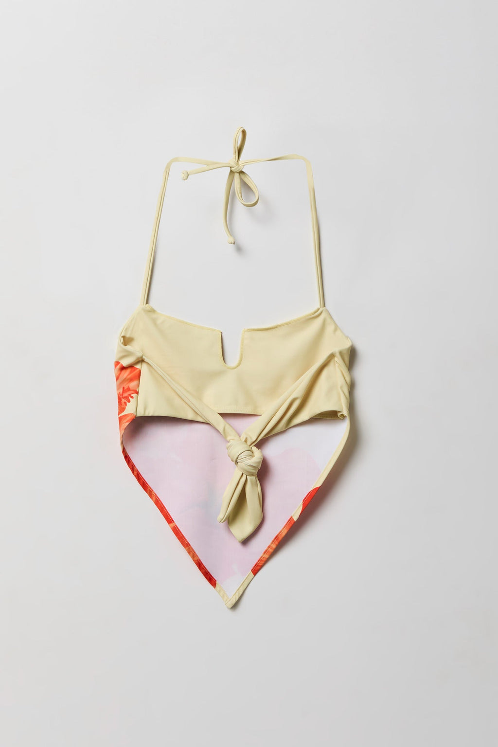 V-Hem Halter Swim Top