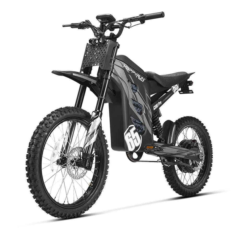 HappyRun G300 Pro Electric Dirt Bike - Black