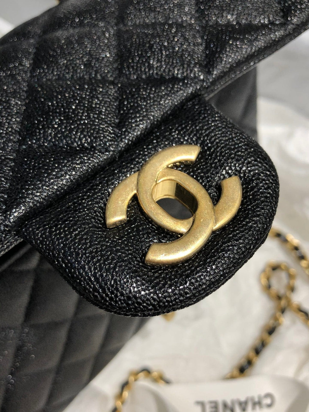 Chanel Classic Flap Bag 20cm Black - Handbag