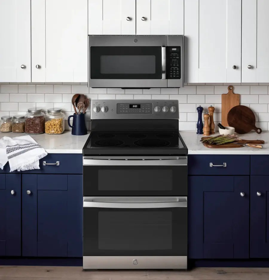 Whirlpool 6.7 Cu. Ft. Electric Double Oven Range with True Convection Cooking - Stainless Steel 1