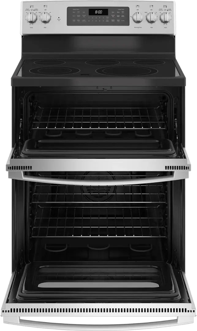 Whirlpool 6.7 Cu. Ft. Electric Double Oven Range with True Convection Cooking - Stainless Steel 1
