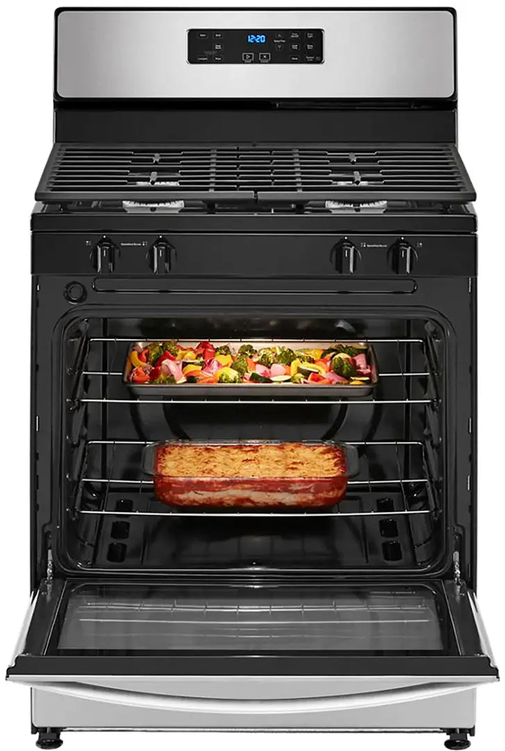 Whirlpool 5.1 Cu. Ft. Freestanding Gas Stove with Broiler Drawer