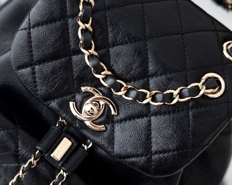 Chanel Backpack 18cm Black - Handbag