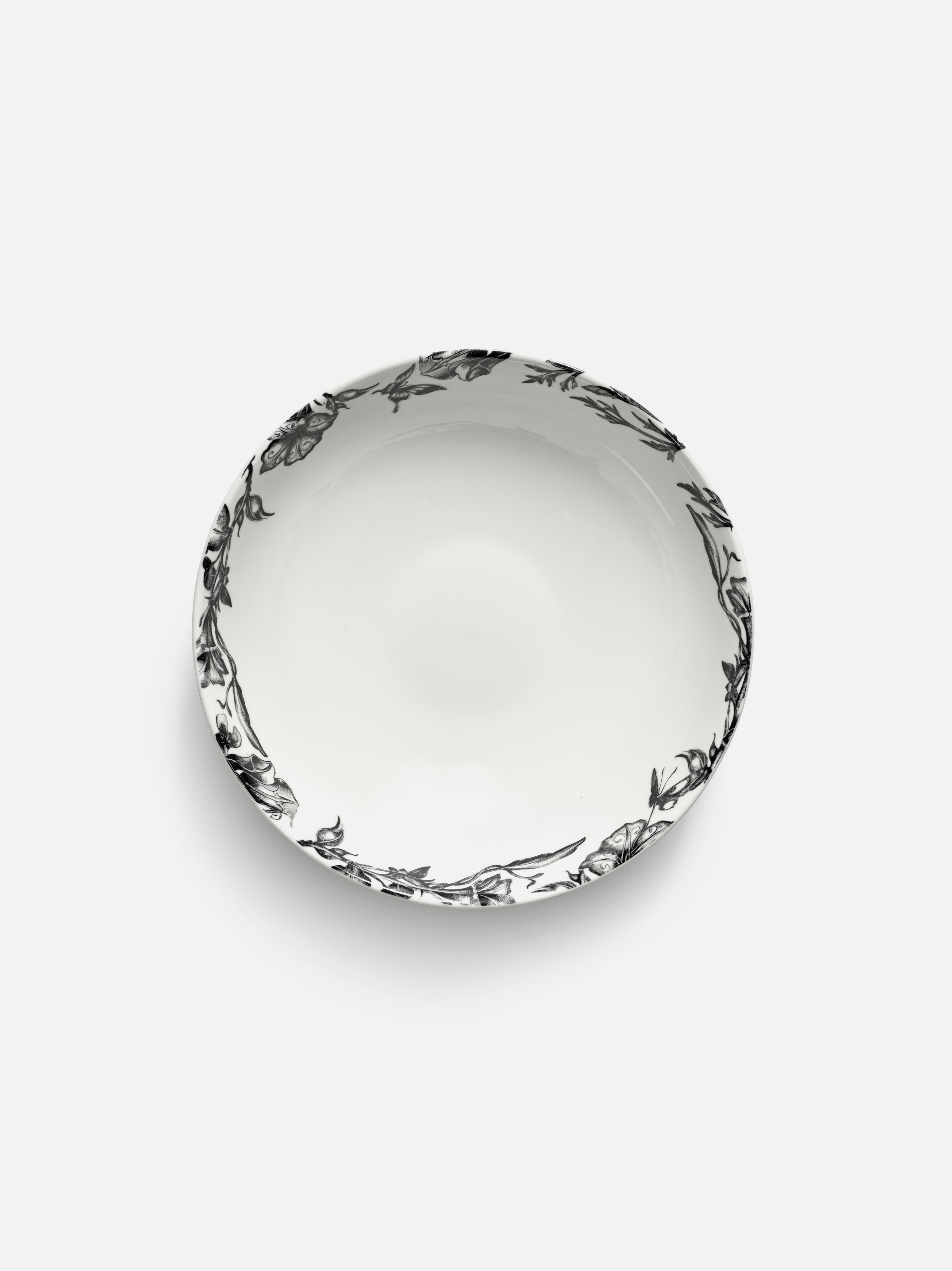 SERAX MEDIUM LOW BOWL ENCHANTED GARDEN