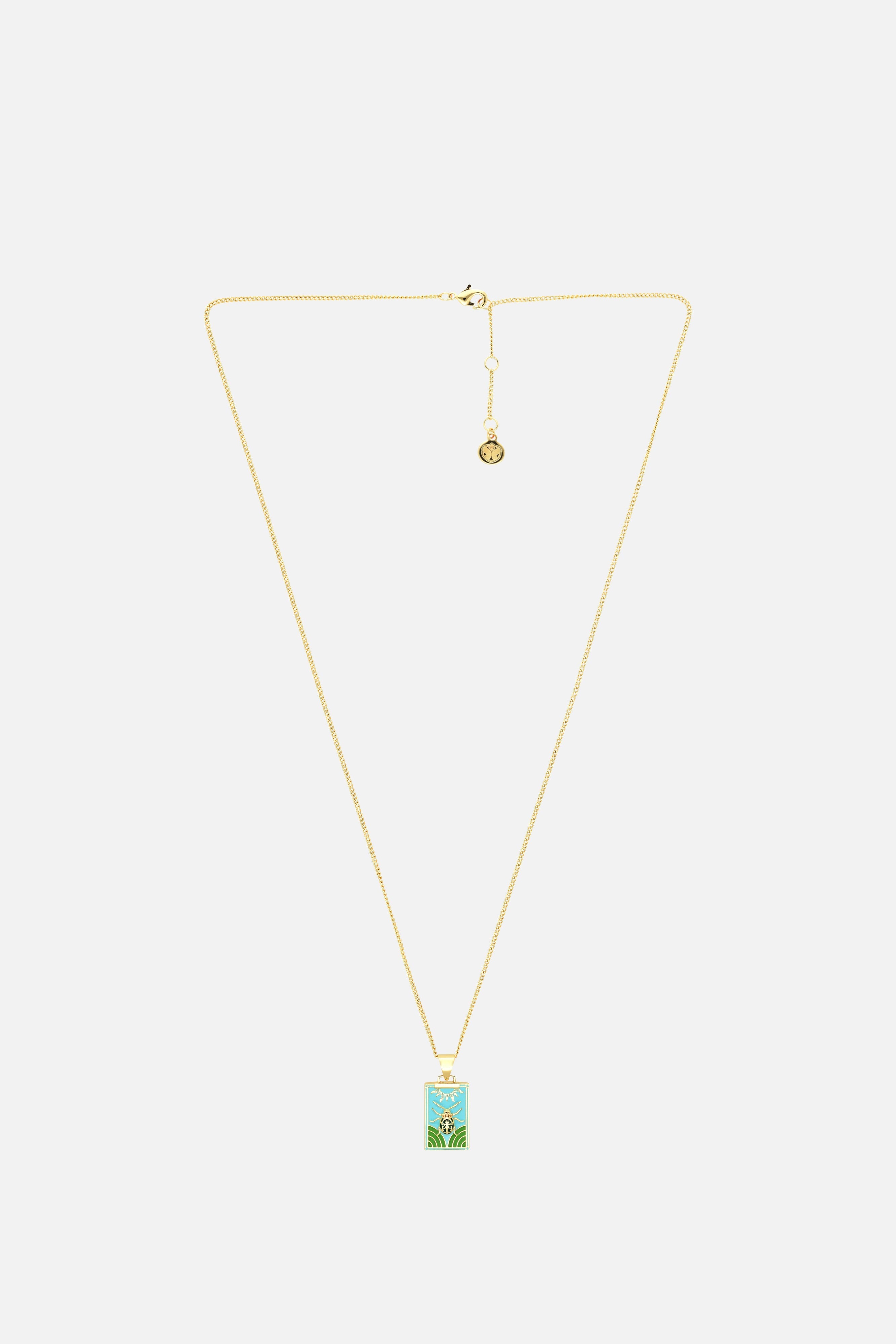 BEETLE PENDANT NECKLACE