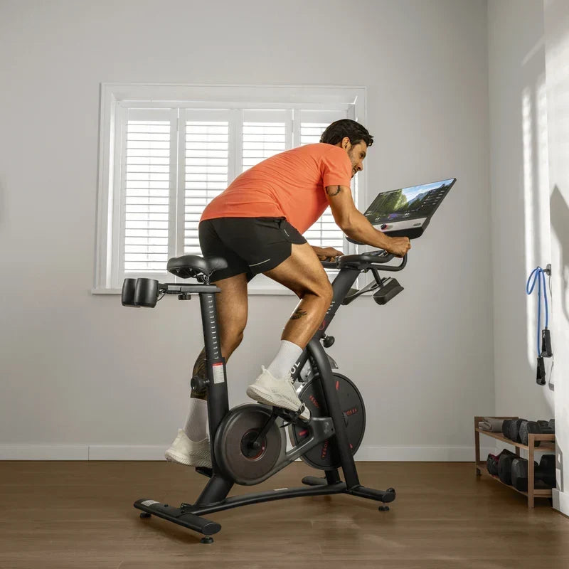 Yesoul Exercise Bike G1M Max (Bike with Screen) Smart Exercise Bike with 21.5 in HD Screen,Low Noise Indoor Cycling Bike for Home Gym Fitness
