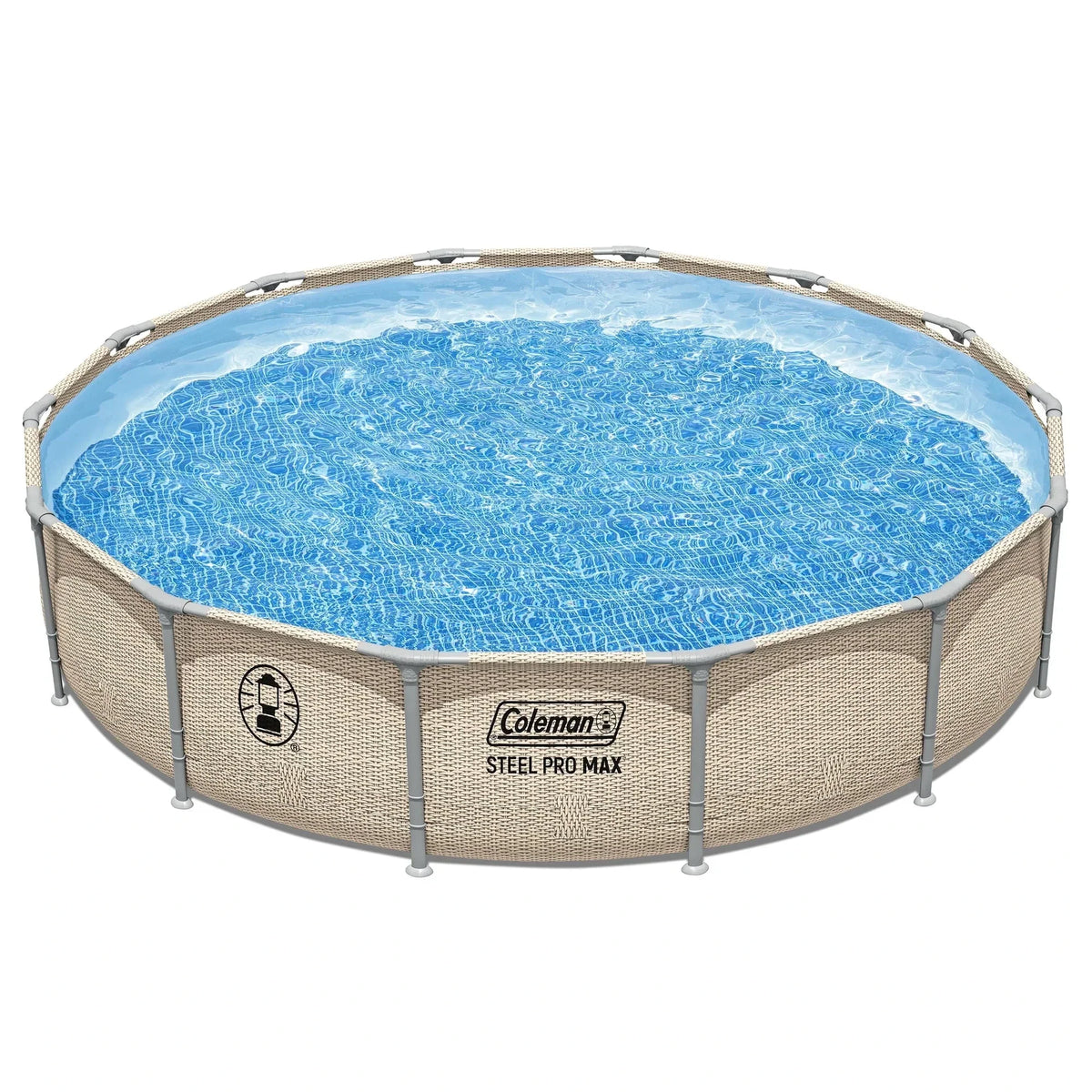 Coleman Steel Pro Max 14 ft x 33 in Round Metal Frame Above Ground Pool Set