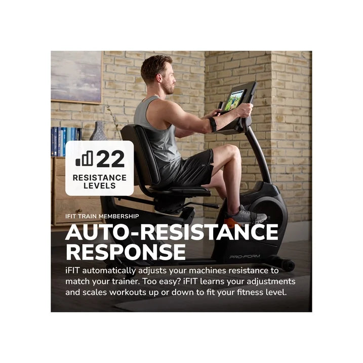 ProForm 325 CSX Indoor Exercise Bike with Compact Design and Quiet Digital Resistance