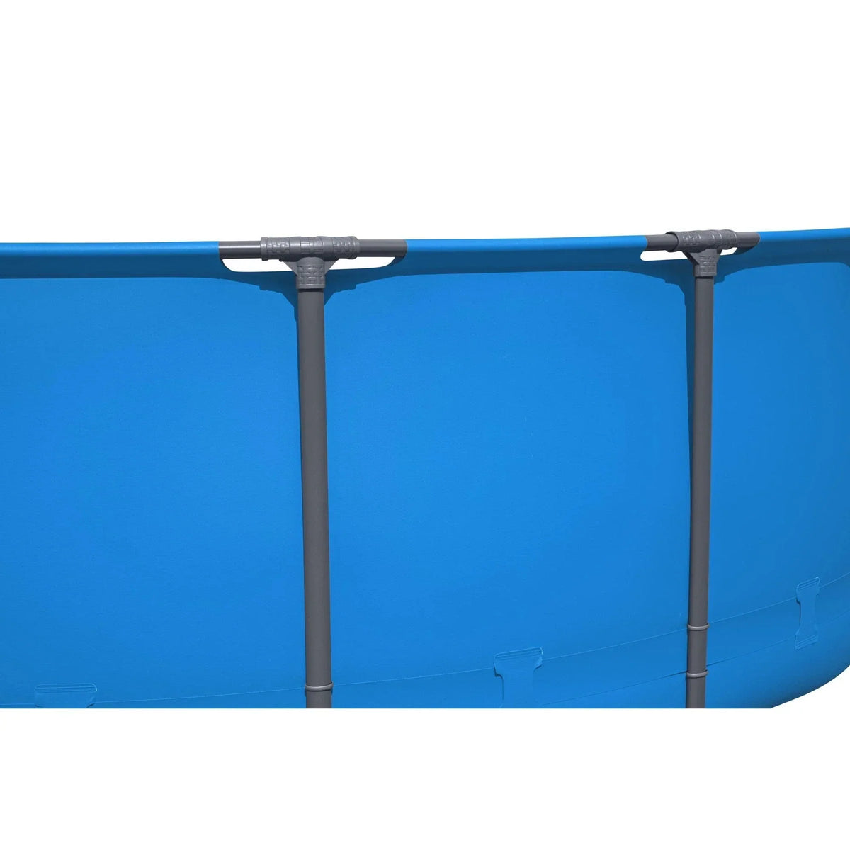 Bestway Steel Pro MAX 15 ft x 48 in Round Above Ground Swimming Pool & Pool Ladder