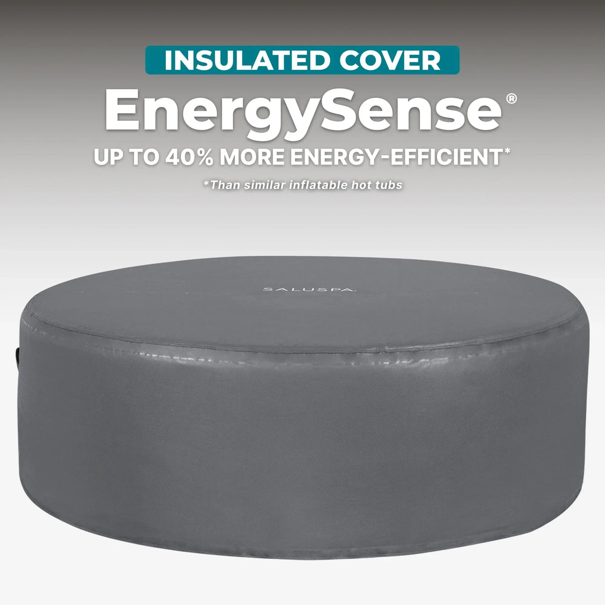 Bestway SaluSpa Hollywood Luxe 4-6 Person Inflatable Hot Tub, Round Energy-Efficient Spa, 77 in x 26 in