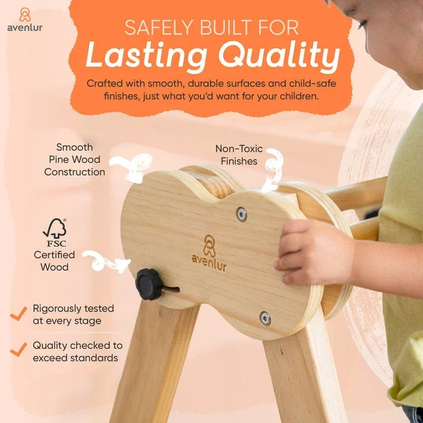 Avenlur 8 in 1 Chestnut | Foldable Jungle Gym - Play Equipment