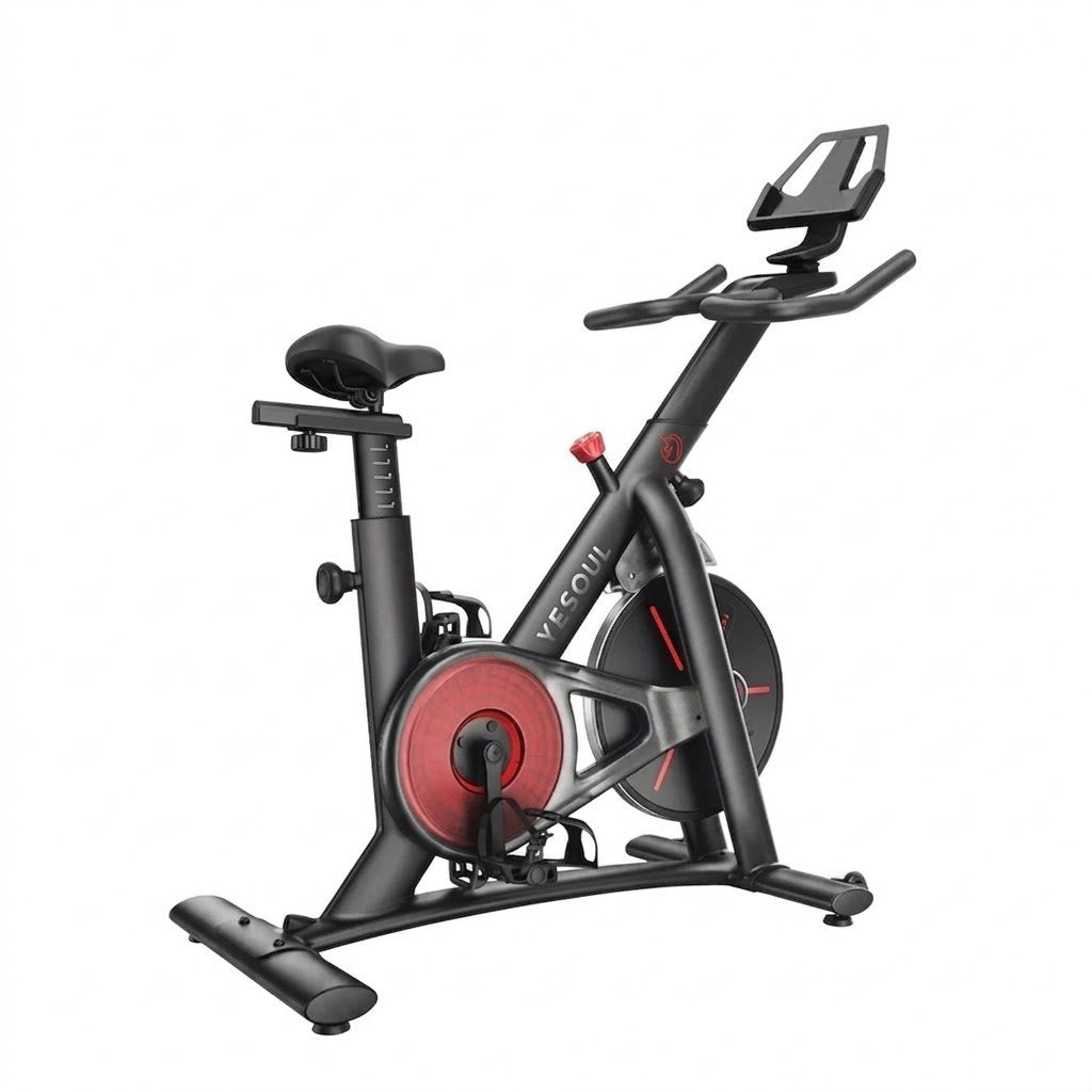 Yesoul S3 Indoor Exercise Bike Smart Black Cycling Bike Magnetic Stationary Bike Low Noise Indoor Cycling Bike for Home Gym Electric Stationary Bike