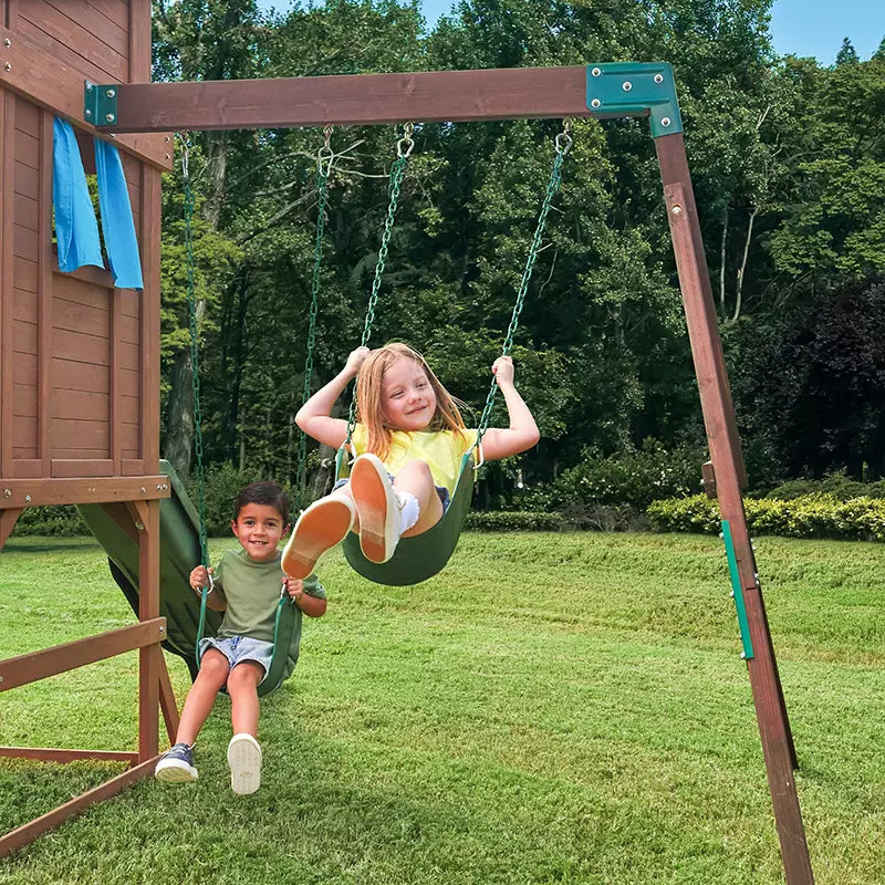 Kidkraft Cypress Cove Wooden Swing Set - Play Equipment