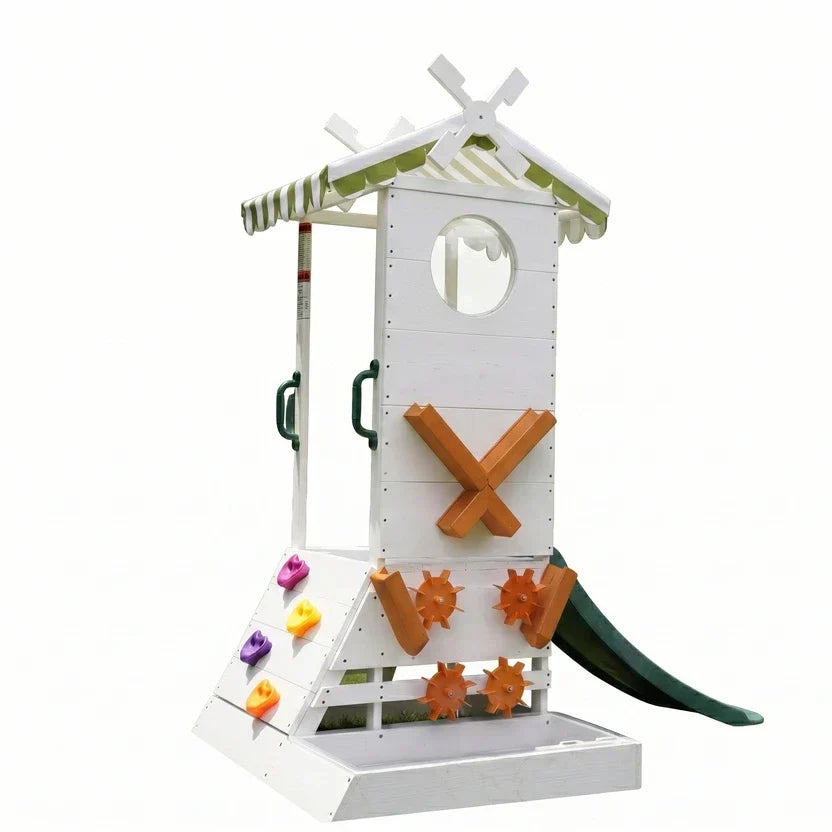 Avenlur Aloe Outdoor Mini Playset for Toddlers - Water Slide & Backyard Fun