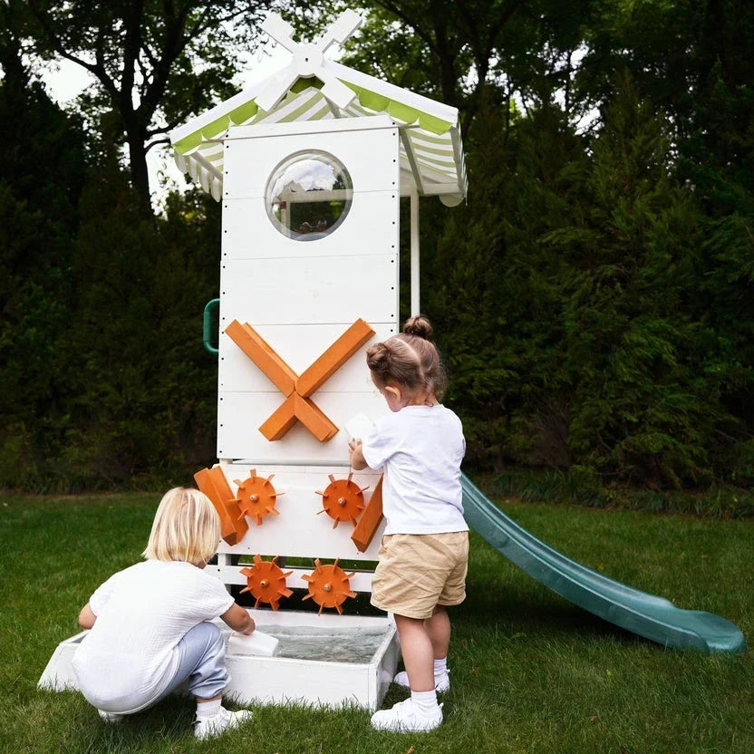 Avenlur Aloe Outdoor Mini Playset for Toddlers - Water Slide & Backyard Fun