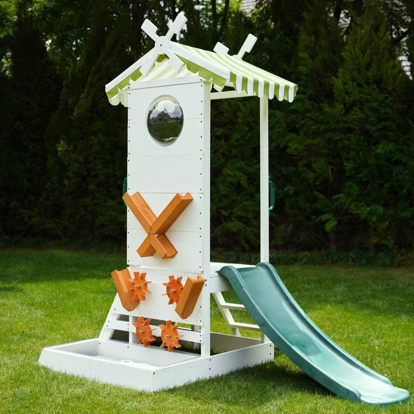 Avenlur Aloe Outdoor Mini Playset for Toddlers - Water Slide & Backyard Fun