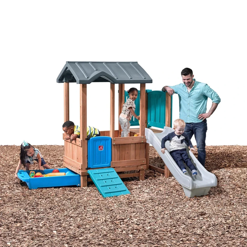 Step2 Woodland Adventure Kids Outdoor Playhouse for Toddlers