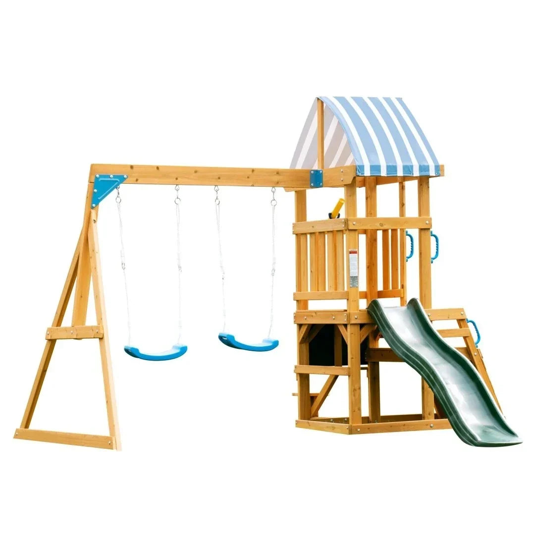 Robud Wooden Swing Sets for Backyard - Play Equipment