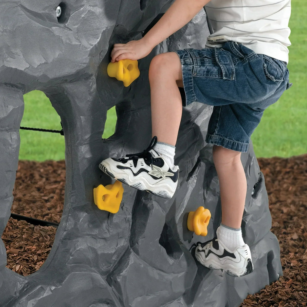 Step2 Skyward Summit Grey Rock Climbing Wall for Kids