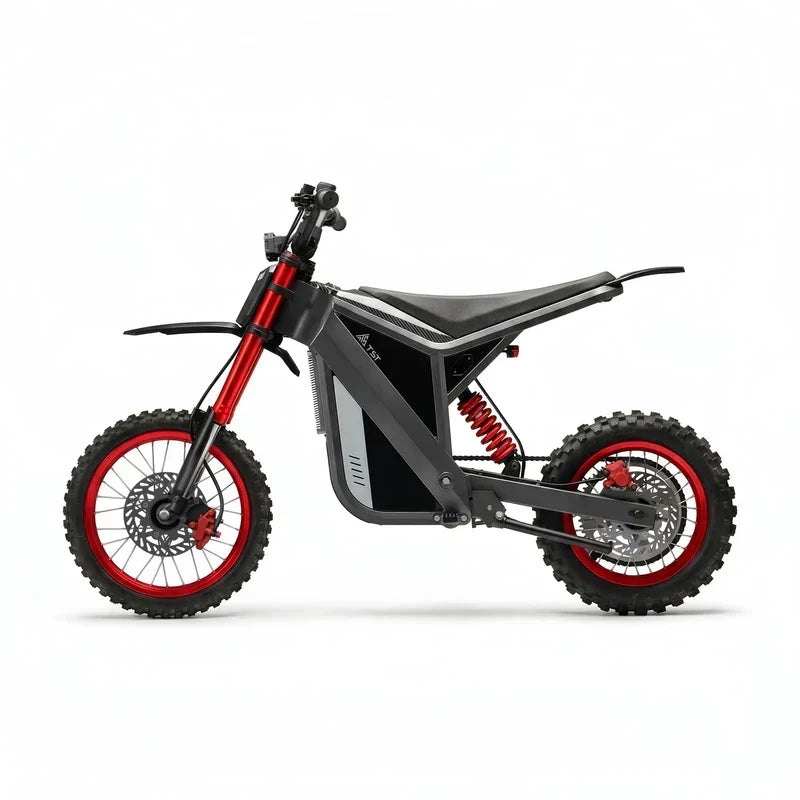 TST GT63 Electric Dirt Bike, 2400W Brushless Hub Motor, 45 MPH Top Speed, 48V 22.5Ah Battery with 50 Mile Range, 210Nm Torque, Front Hydraulic