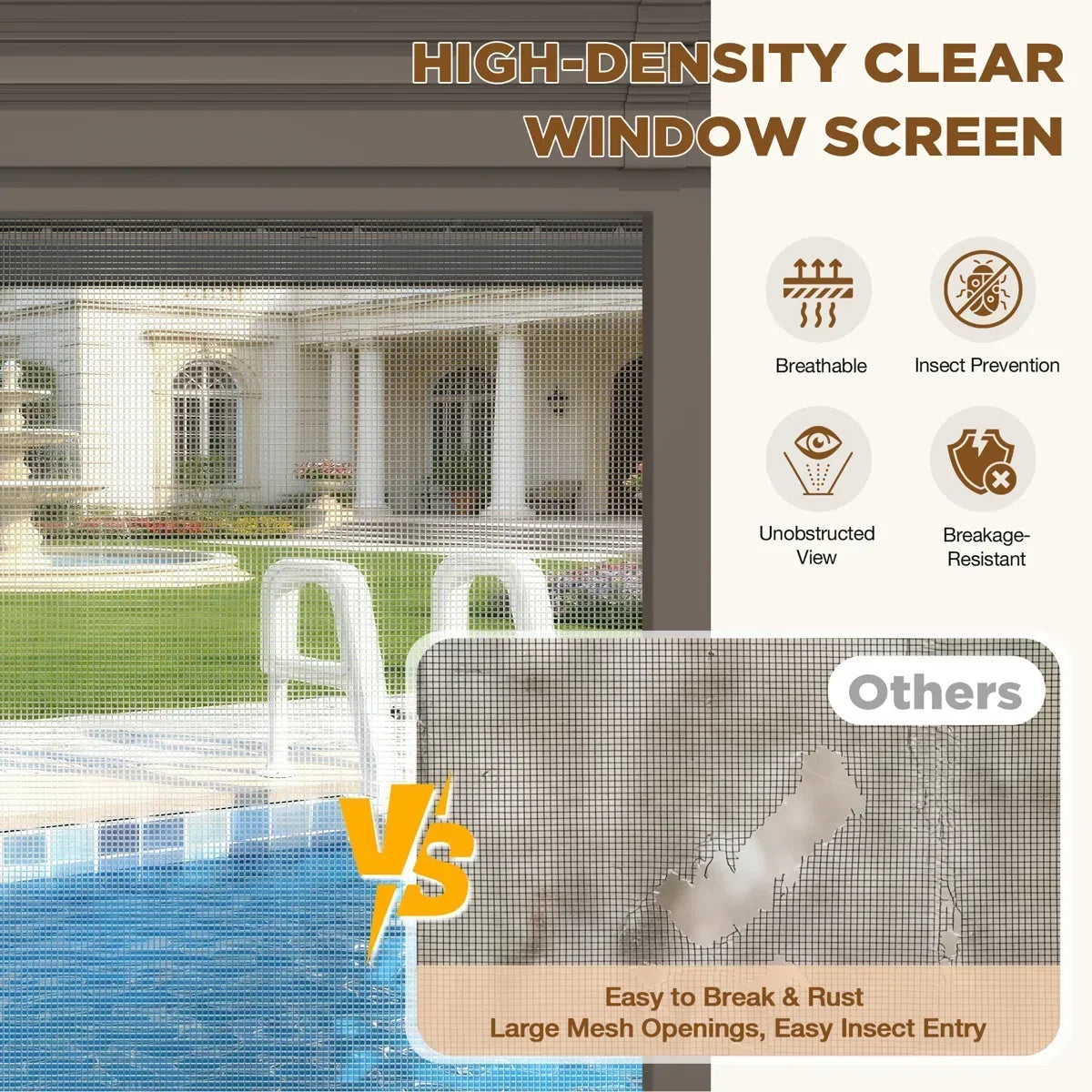 Erommy 14 Ft. W X 12 Ft. D Outdoor Hardtop Gazebo, Double Top Galvanized Steel Roof Aluminum Sunroom