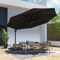 Freeport Park Cathleen 11 ft Cantilever Umbrella with Base