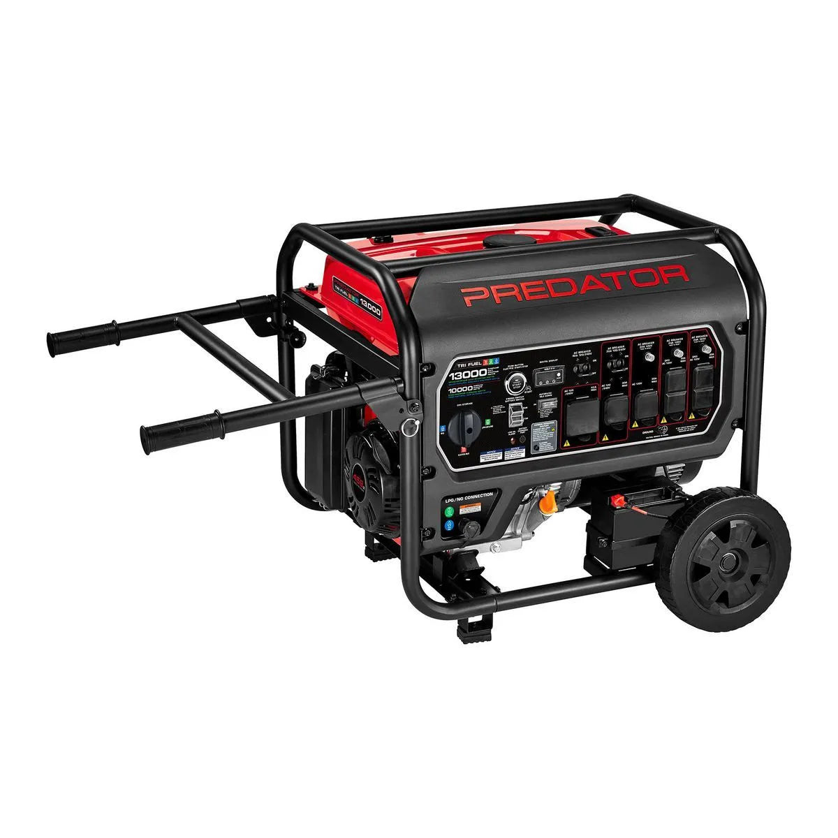 Harbor Freight Predator 13,000 Watt Tri-Fuel Portable Generator with Remote Start and CO Secure Technology, 49-State Compliant