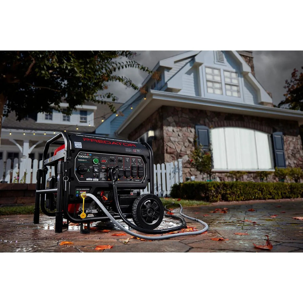 Harbor Freight Predator 13,000 Watt Tri-Fuel Portable Generator with Remote Start and CO Secure Technology, 49-State Compliant