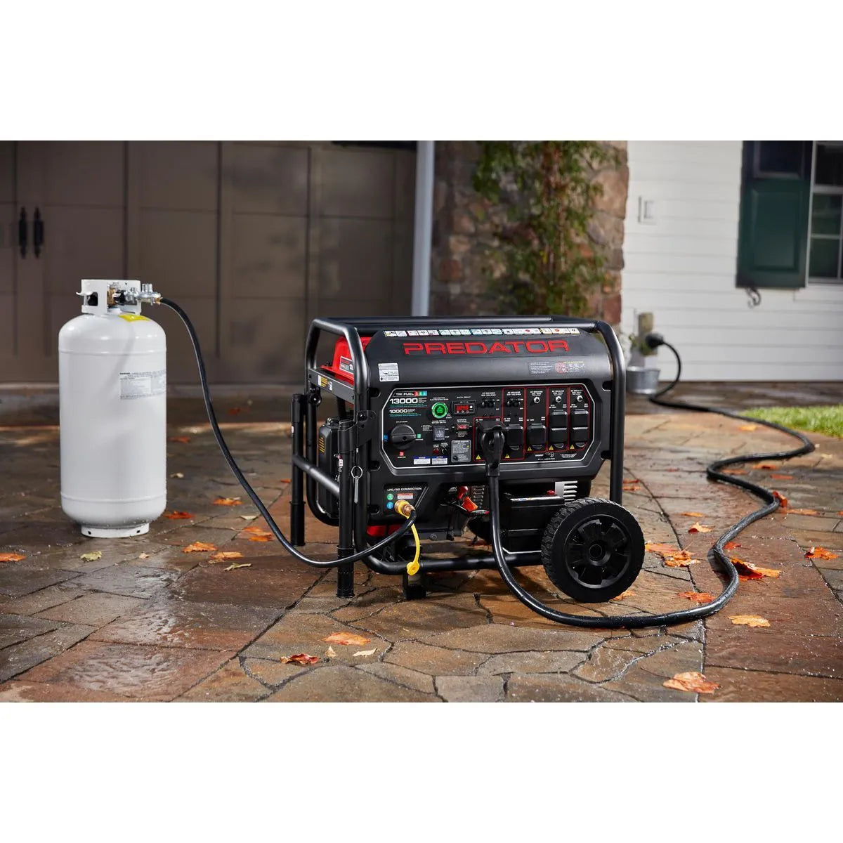 Harbor Freight Predator 13,000 Watt Tri-Fuel Portable Generator with Remote Start and CO Secure Technology, 49-State Compliant
