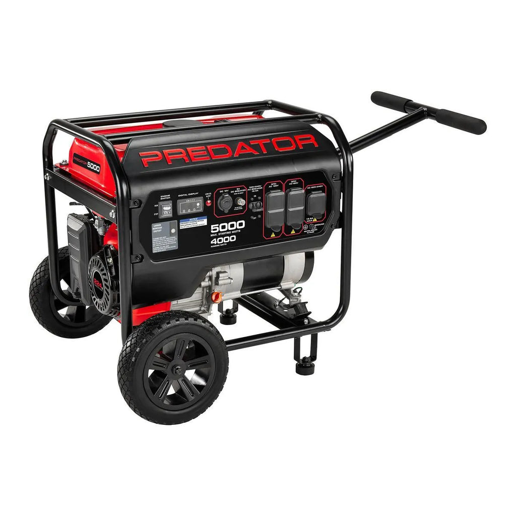 Harbor Freight Predator 5000 Watt Gas-Powered Portable Generator with CO Secure Technology, California Compliant