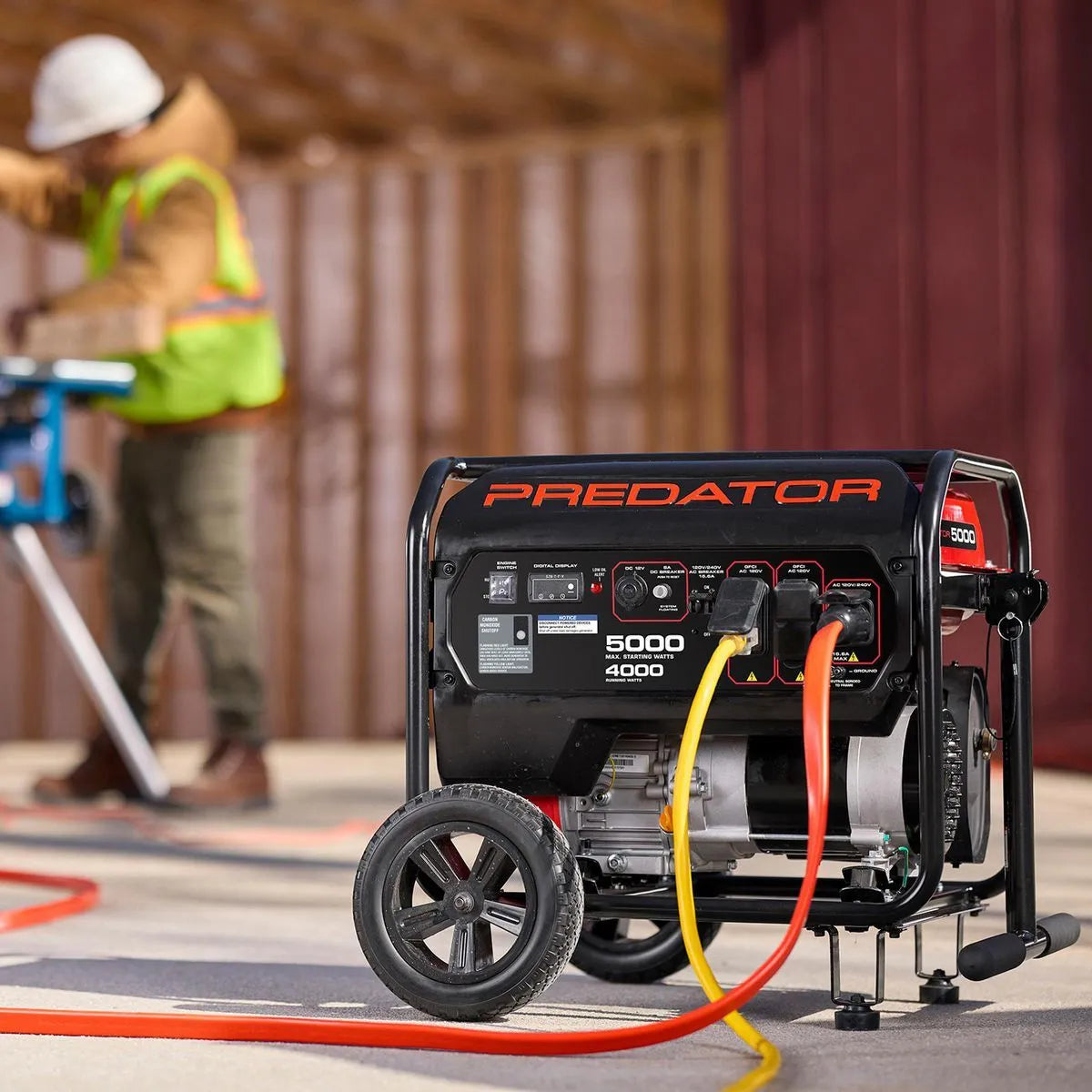 Harbor Freight Predator 5000 Watt Gas-Powered Portable Generator with CO Secure Technology, California Compliant