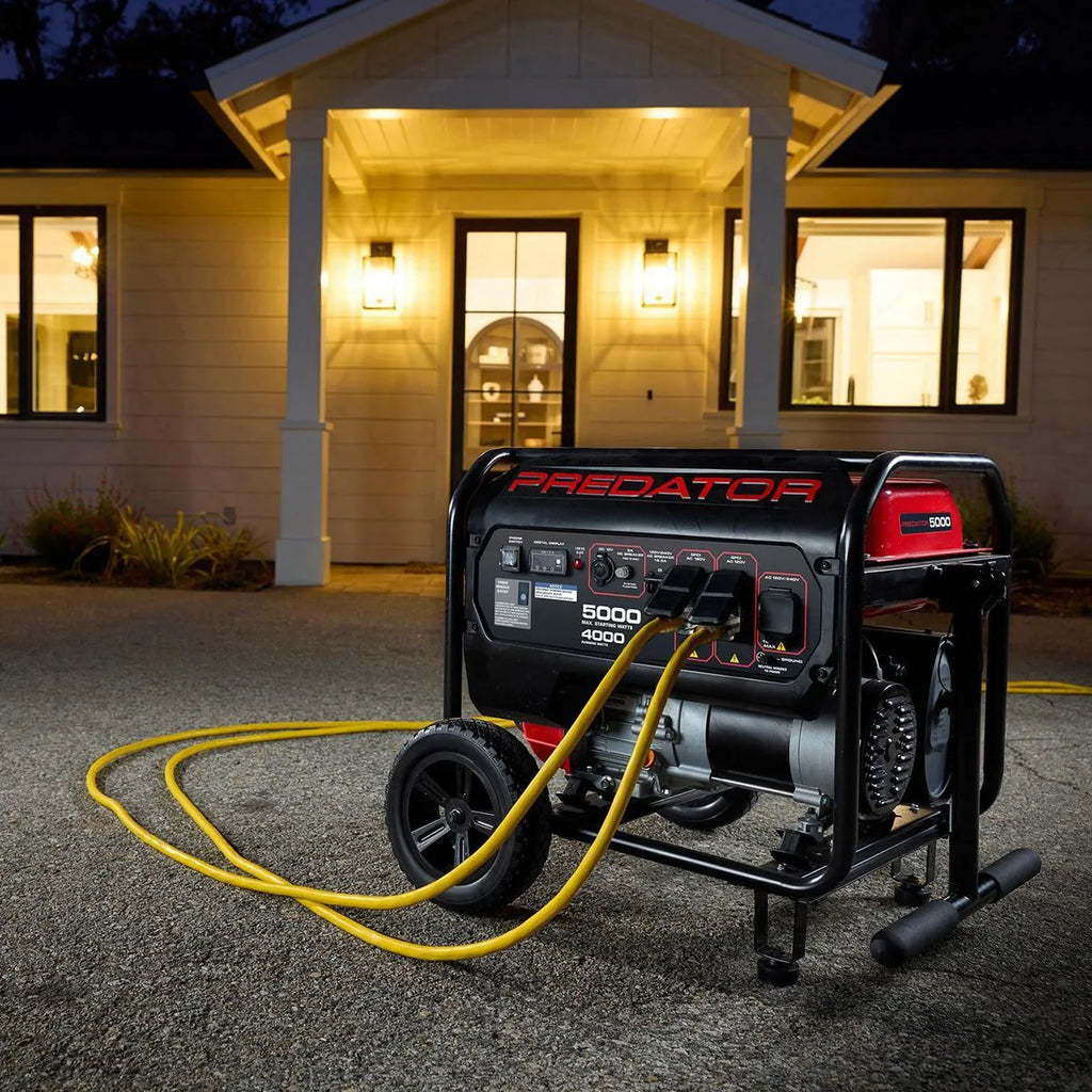 Harbor Freight Predator 5000 Watt Gas-Powered Portable Generator with CO Secure Technology, California Compliant