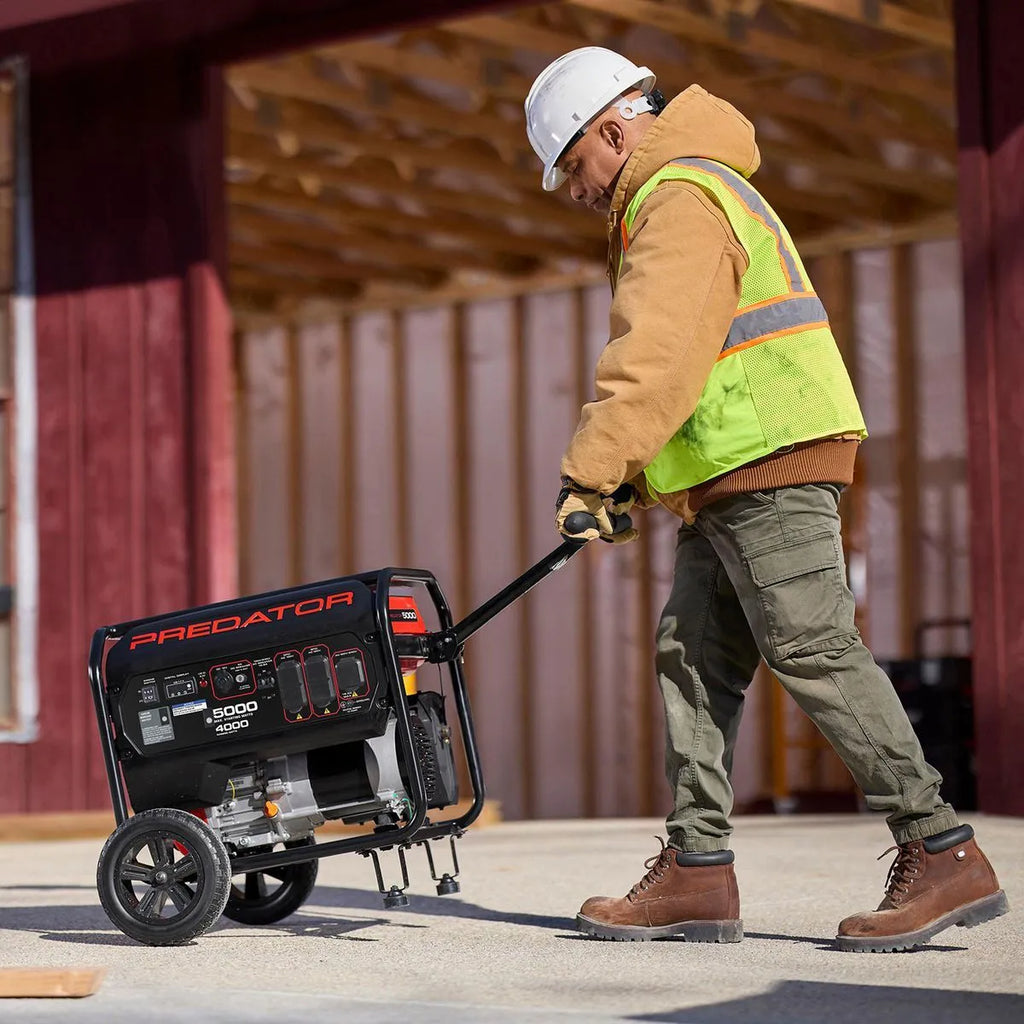 Harbor Freight Predator 5000 Watt Gas-Powered Portable Generator with CO Secure Technology, California Compliant