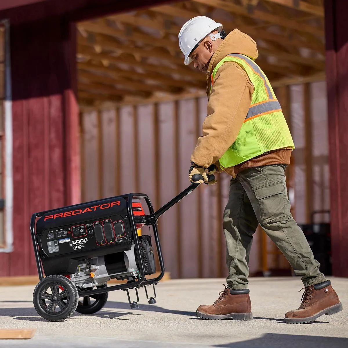 Harbor Freight Predator 5000 Watt Gas-Powered Portable Generator with CO Secure Technology, California Compliant