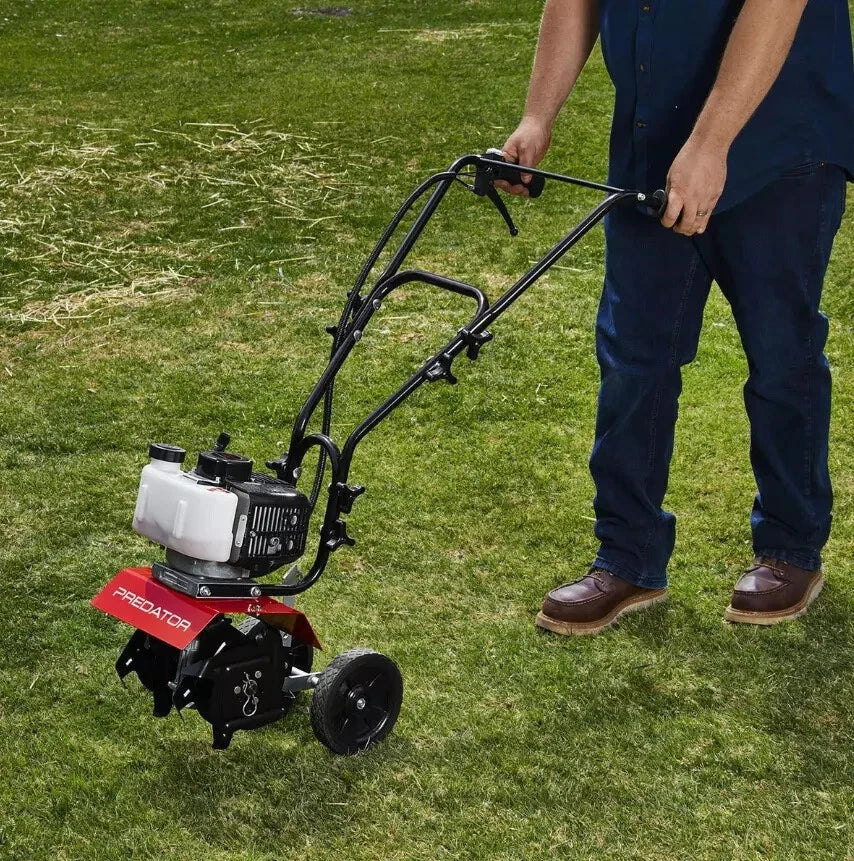 Predator Cultivator Gas Powered 2-stroke Engine 9 in. 43cc Lawn Garden Work New