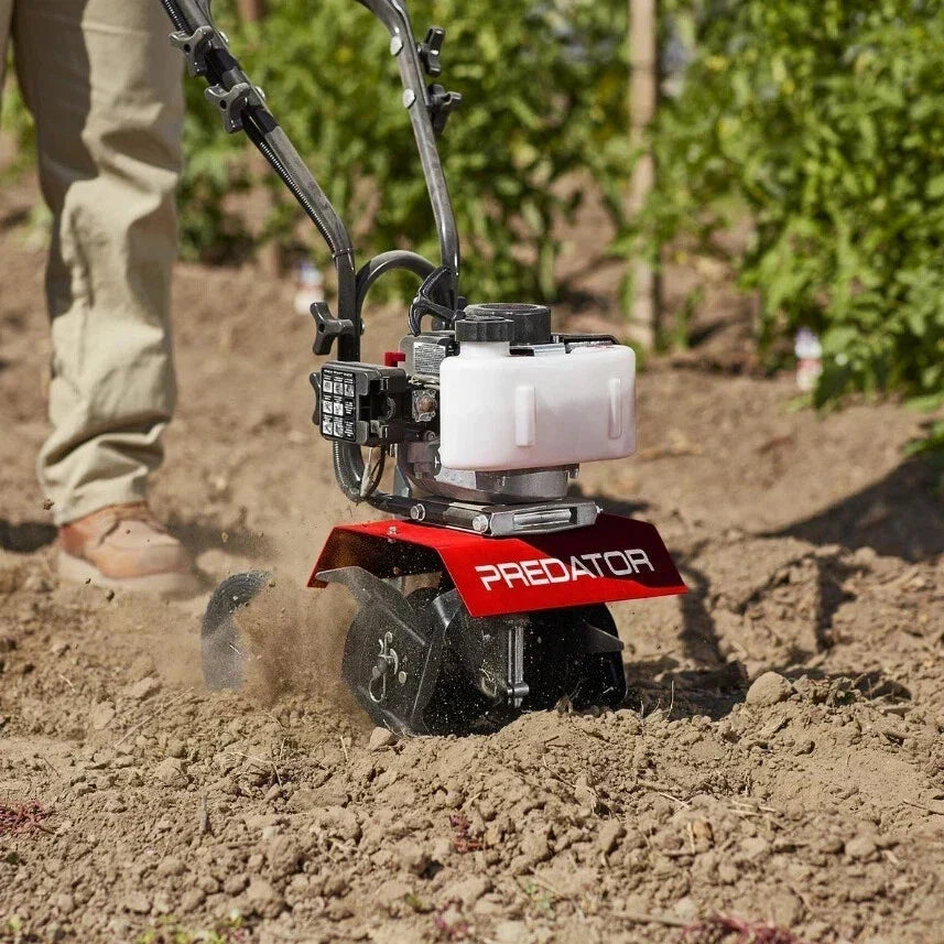 Predator Cultivator Gas Powered 2-stroke Engine 9 in. 43cc Lawn Garden Work New