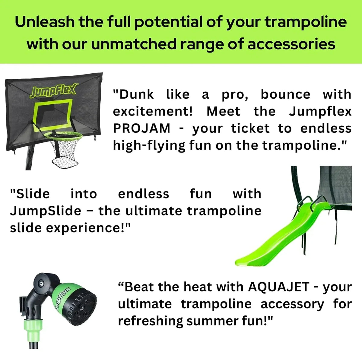 Jumblex Hero 14 ft Trampoline - Play Equipment