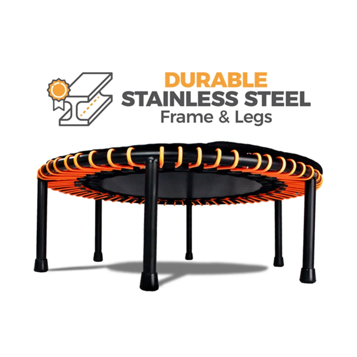 The Leaps & ReBounds Fitness Trampoline - Bungee Rebounder