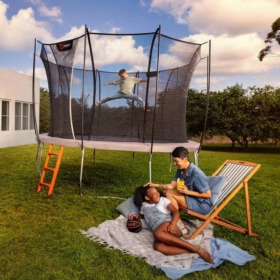 Vuly Trampoline Ultra 2 Round with Enclosure Large 13 ft for Kids