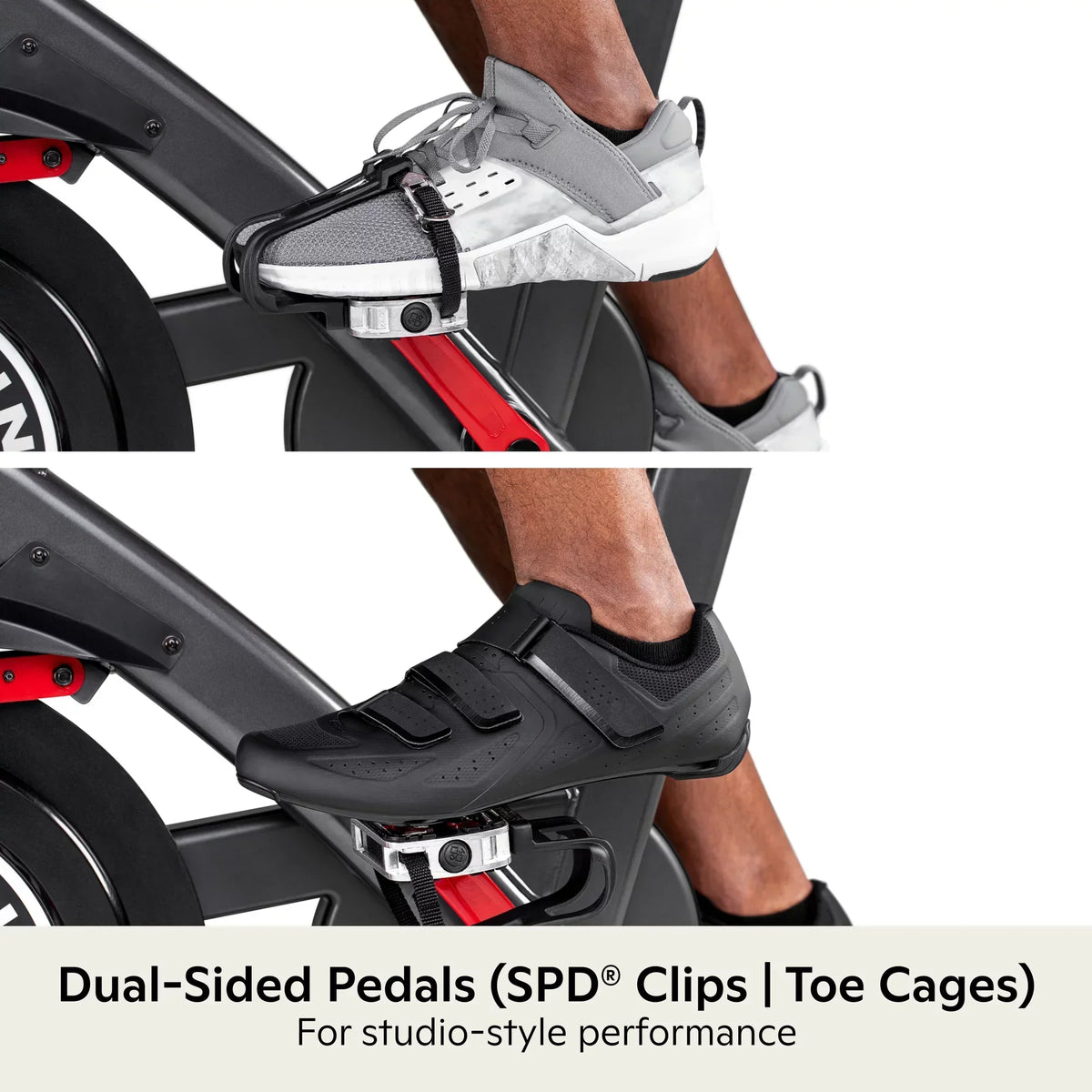 Schwinn IC4 Indoor Cycling Bike with 100 Resistance Levels, Bluetooth Heart Rate Armband, Dual-Sided SPD Pedals, Compatible with Peloton App, Zwift