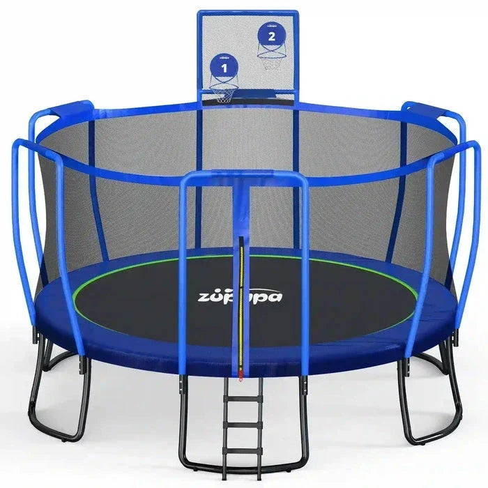 Zupapa 1500LBS Upgraded Trampoline 10-16FT - Play Equipment