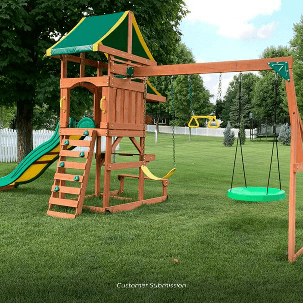 Tucson Swing Set - Big Fun in a Compact Design - Play Equipment