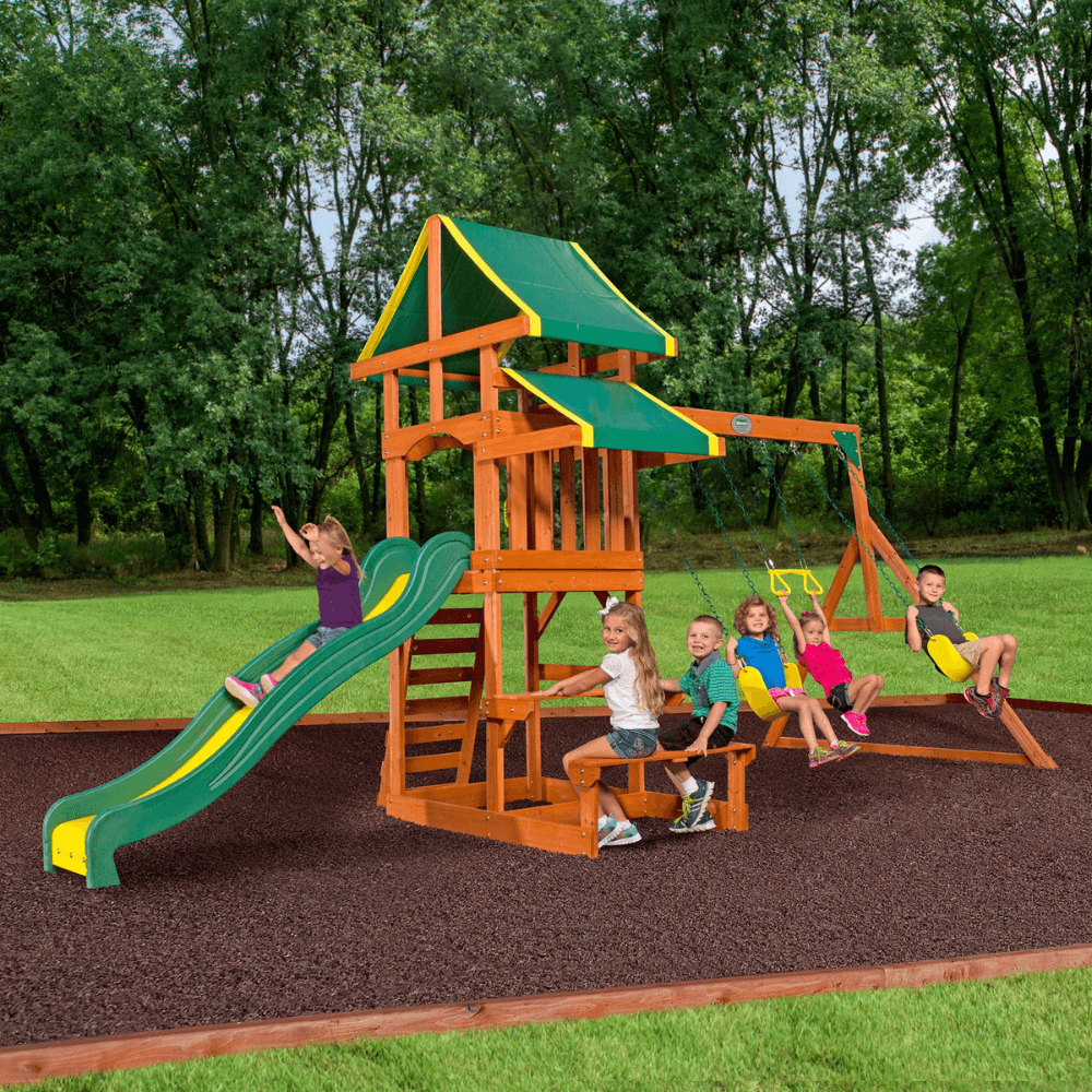 Tucson Swing Set - Big Fun in a Compact Design - Play Equipment