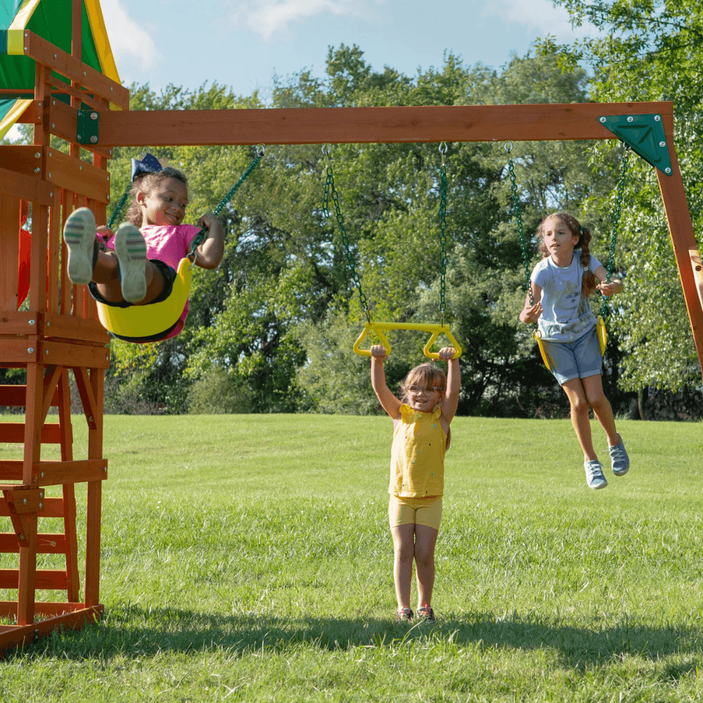 Tucson Swing Set - Big Fun in a Compact Design - Play Equipment